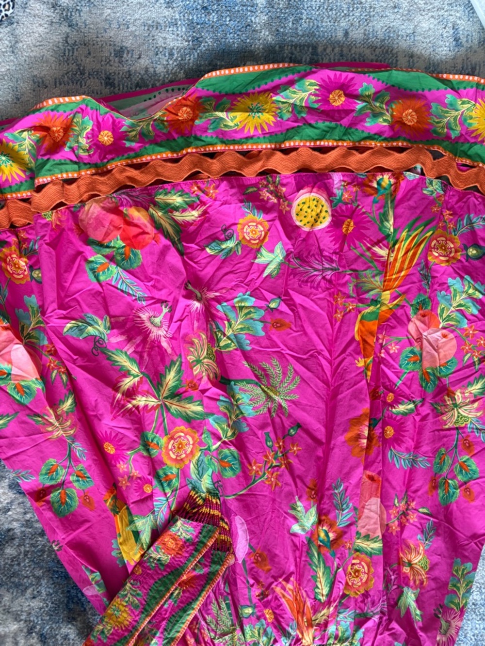 Farm Rio fruit Garden Midi Dress Size M - Picture 4 of 6